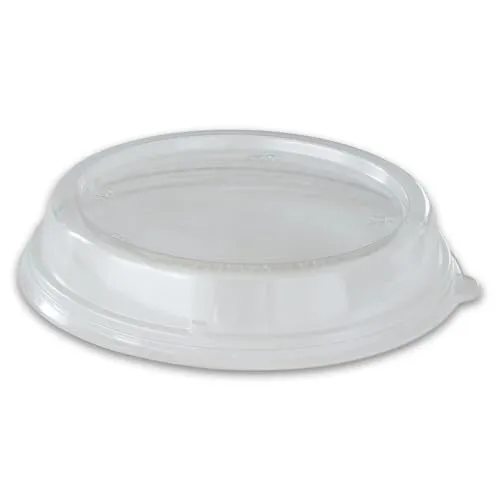 Wertpack Deckel für Salatschale 800 bis 1.200 ml, Transparent, rund, rPET, 201 x 201 x 27 mm, 40 Stück