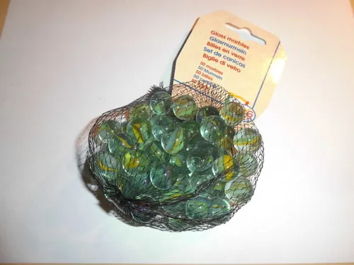 Murmeln ca. 16mm im Netz Katzenaugen Glasmurmeln, Glaskugeln, Kugeln (WP1506) 50