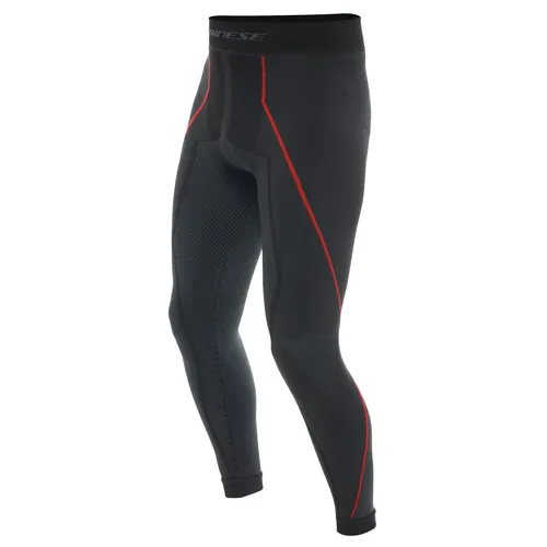 Dainese Herren Thermo Pants Baselayer-Hose, Schwarz/Rot, M - Funktionsunterwäsche mit hervorragendem Feuchtigkeitsmanagement und aktiver Wärmeisolierung für Temperaturen von -20°C bis 10°C; ideal für kaltes Klima und optimalen Komfort.