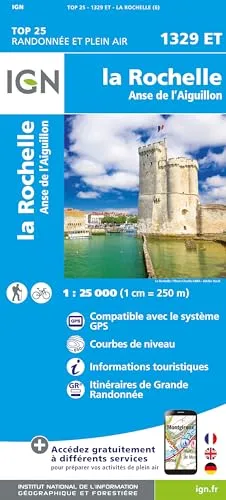Produktbild 1329ET La Rochelle Anse de L'Anguillon: 1:25000 (TOP 25)