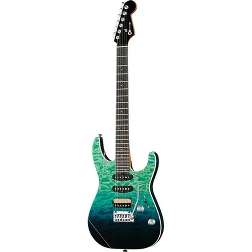 Charvel Pro-Mod Plus DK24 HSS 2PT E Blue Curaçao E-Gitarre