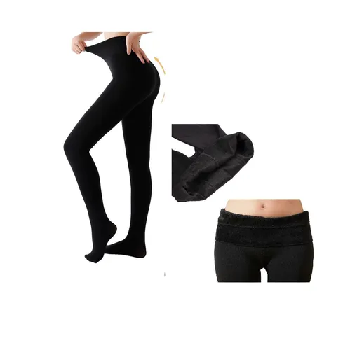 Antonio Damen Fleece Winter Stretch Thermo-Strumpfhose Schwarz Gr. S-M Nr.899