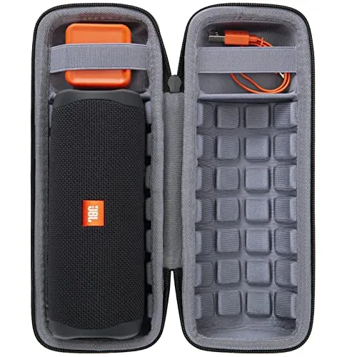 co2CREA Hart Reise Schutz Hülle Etui Tasche für JBL Flip 6/5 /4/3 /Essential Bluetooth Lautsprecher, Nur Gehäuse