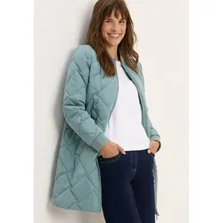 CECIL Damen Langer Stepp-Blouson 1005376, Ice Hill Green, Größe 36 - Funktionsjacke mit aufwendiger Steppung, leicht gefüttert und praktischer Zippertasche am Ärmel – ideal für stilvolle Outdoor-Aktivitäten.