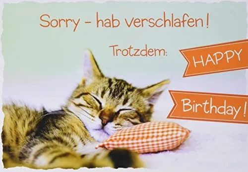 Geburtstag nachträglich – verspätet