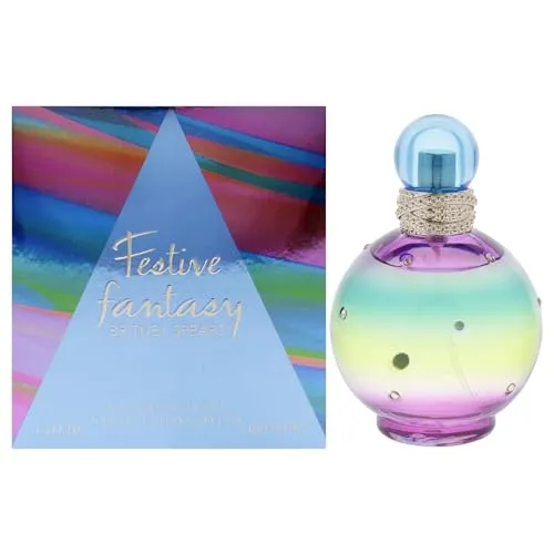 Britney Spears Festive Fantasy Eau de Toilette 100 ml - Damendüfte mit eleganter Wirkung, ideal für festliche Anlässe und besondere Momente – erleben Sie den klassischen Duft von Britney Spears.