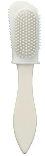 Solitaire Kombi Bürste Gummi/Nylon für Rau- Wild- Veloursleder zum aufrauen