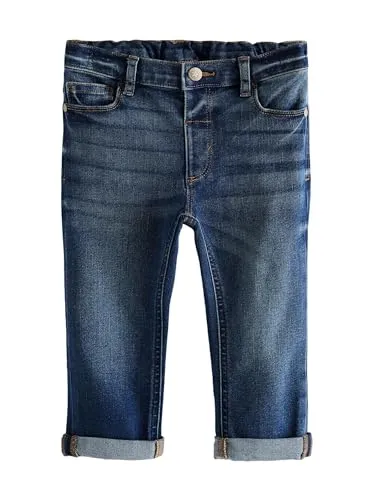 NEXT Jungen Jeans aus Bequemstretch Mittelblau Denim 74-80