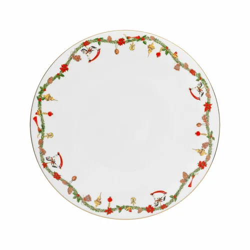 Hutschenreuther Nora Platzteller 31 cm - Dekor Christmas - Eleganter Platzteller mit festlichem Christmas-Dekor, ideal für festliche Anlässe. Spülmaschinenfest und perfekt für ein stilvolles Dinner.