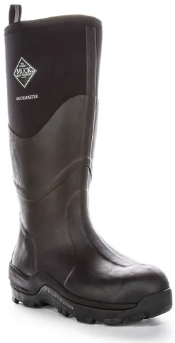MUCK MMH500A Muckster Hi Triple Verstärkte Zehe Gummi Mens Stiefel Schwarz UK 7