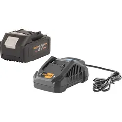 Procraft Starter Set 20 V mit Schnell Ladegerät und Akku - Praktisches Starter Set mit 20 V Schnell Ladegerät und 4,0 Ah Akku. Ideal für effiziente Energieversorgung und vielseitige Anwendungen. Perfekt für Heimwerker und Profis.
