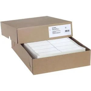 Herma 8220 Computeretiketten 8000 Stück - Endlos-Etiketten, permanent klebend, ideal für Nadeldrucker und Matrixdrucker, Maße: 88,90 mm x 35,70 mm, perfekt für professionelle Beschriftungen.