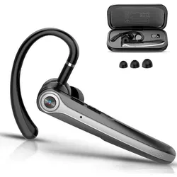 Wireless Bluetooth Headset mit CVC 8.0 und 25h Sprechzeit – Schwarz - Erlebe klare Gespräche dank CVC 8.0 Geräuschunterdrückung. Mit bis zu 25 Stunden Sprechzeit und ergonomischem Design ist dieses Headset ideal für Büro und Autofahren.