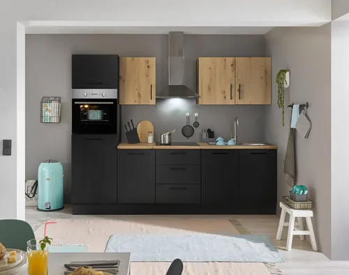 BASIC by Balculina Küchenzeile Turin, Breite 270 cm, wahlweise mit E-Geräten