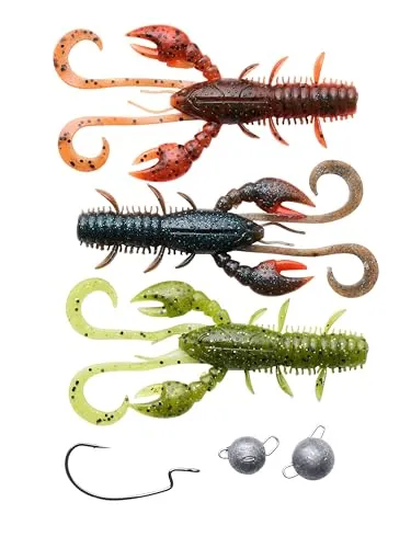 Berkley Fishing Pack Alles, was Sie brauchen um den super-effektiven Egerköder-Angelstil auszuprobieren, einschließlich Gewichte, Haken und Köder, perfekt zum Fangen von Barsch, Hecht, Zander und mehr