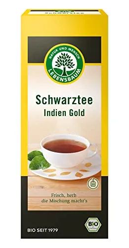 Lebensbaum Schwarztee Im Teebeutel - Indien Gold, 40 g von Lebensbaum