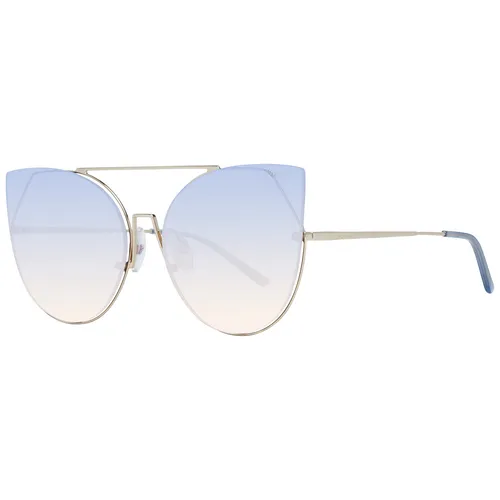 Ana Hickmann Sonnenbrille HI3087 04A 59 Damen Gold - Sonnenbrille für Damen im eleganten Katzenaugen-Stil, mit goldfarbenem Metallrahmen und UV-Schutz. Perfekt für einen modischen Look in der Sonne.