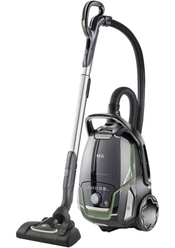AEG VX9-2-ÖKO Bodenstaubsauger - 850 Watt, allergikerfreundlich mit HEPA-Filter und integriertem Zubehörfach, ideal für Hart- und Teppichboden