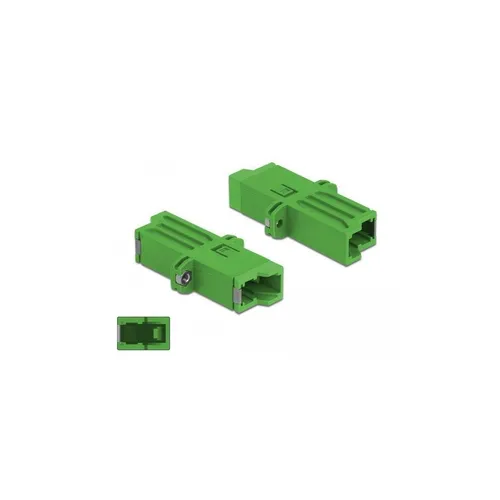 LWL Kupplung E2000 Simplex Buchse zu Simplex Buchse Singlemode grün