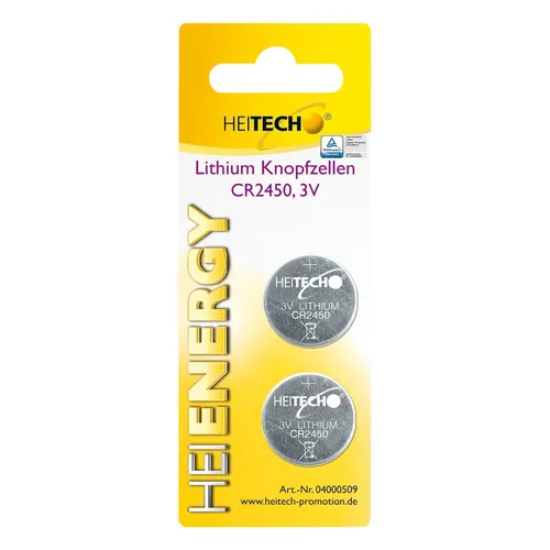 HEITECH 2er Pack CR2450