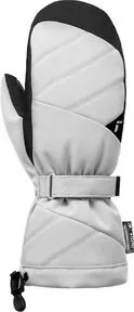 Reusch Damen Fäustling SONJA XT glacier grey/black - 7,5 - Wintersport-Bekleidung mit hochwertiger Daunenwattierung, wasserdicht und edler Schafsleder-Handfläche für perfekten Kälteschutz und Komfort.