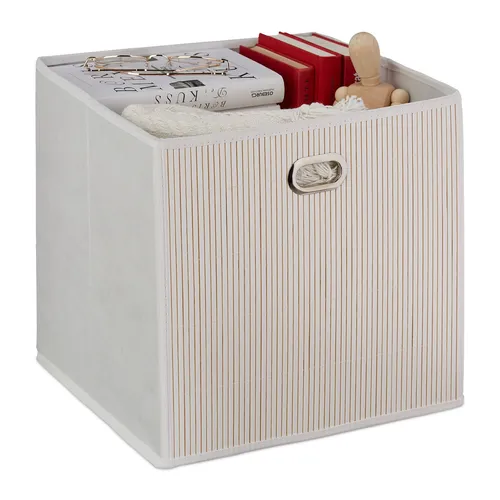 Faltbares Aufbewahrungskorb 3er Set aus Bambus - Körbe für stilvolle Aufbewahrung, quadratisch und faltbar, ideal zur Ordnung in jedem Raum mit 28 l Volumen pro Korb.