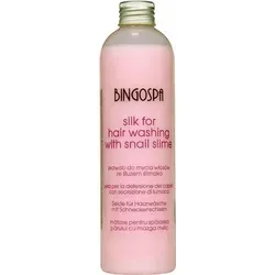 BINGOSPA Seide zum Haarewaschen mit Schneckenschleim