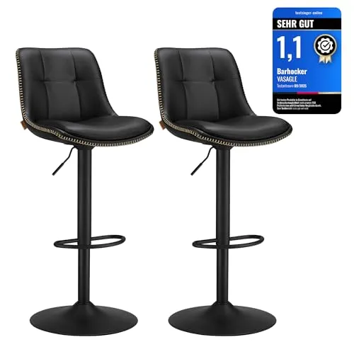 Hocker & Barhocker Schwarz von VASAGLE