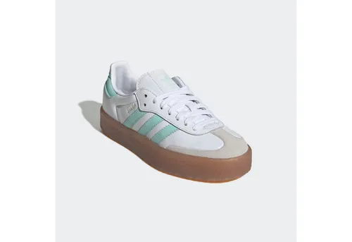 adidas Originals SAMBAE KIDS Sneaker für Jugendliche – Sportlicher Komfort in Weiß (38 EU) - Sportliche Sneaker für Jugendliche in Cloud White mit stylischen Akzenten. Ideal für den Alltag, mit schnürbarem Design und rutschfester Gummisohle.