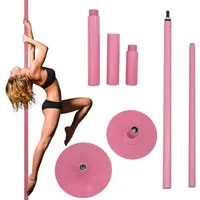 TRUTZHOLM Pole Dance Stange - Höhenverstellbar & ohne Bohren - Die TRUTZHOLM Pole Dance Stange für Zuhause, Party und Club: Höhenverstellbar von 231 bis 274 cm, bietet perfekten Grip und einfache Montage ohne Bohren. Ideal für Anfänger und Profis, für kreatives Training und Tanz.