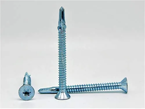 Stück Bohrschrauben 6,3x80 mm selbstschneidend verzinkt Senkkopf Torx T25 DIN 7504 PT Blechschrauben (25) 25