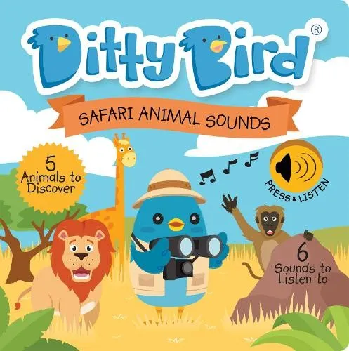 MEMA Publishing DITTY BIRD SAFARI ANIMAL SOUNDS (Kartonbuch) (US IMPORT)