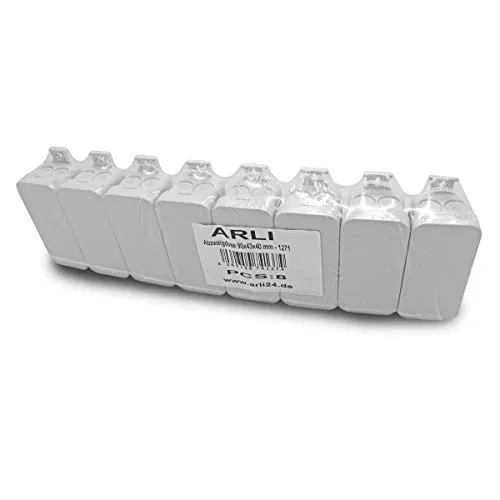 Abzweigdose Feuchtraum IP55 8x Dose 90 x 43 x 40 mm aufputz außenliegenden Befestigungslasche Kabelabzweigdose Verbindungsdosen Industriegehäuse Verteilerkasten Leergehäuse Verteilerdose ARLI 8 Stück