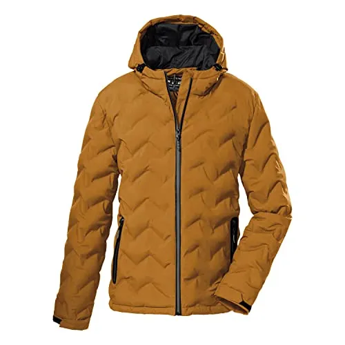 Killtec Herren kow 119 mn qltd jckt Wintermantel - Funktionsjacke in Daunenoptik mit verstellbarer Kapuze, wasser- und windabweisend, ideal für Outdoor-Aktivitäten bei jedem Wetter.
