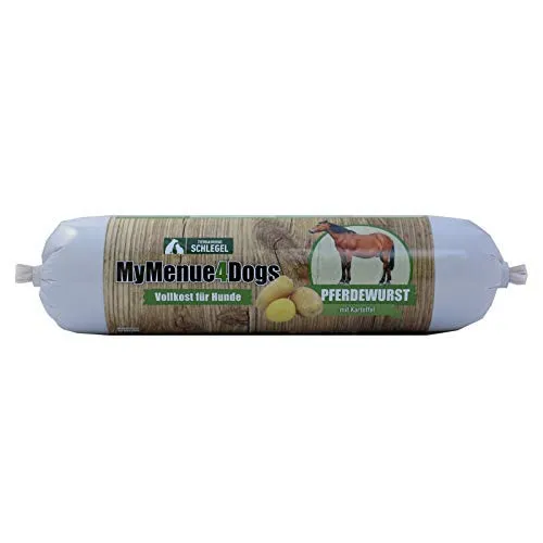 MyMenue4Dogs Hundefutter Pferdewurst - 400 g