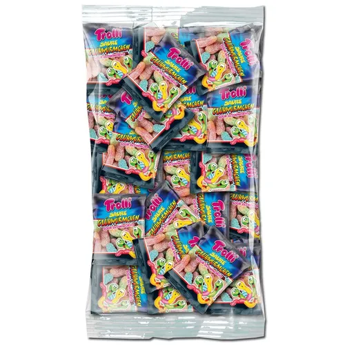 Trolli Glühwürmchen sauer, Fruchtgummi, Minibeutel, 100 Stk 9,96€/1kg