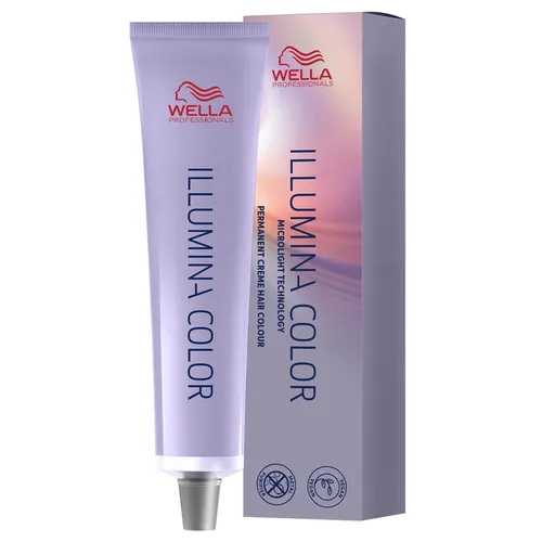 Wella Professionals Illumina Color Permanent Color Creme 7/75 Mittelblond Braun-Mahagoni Tube 60 ml