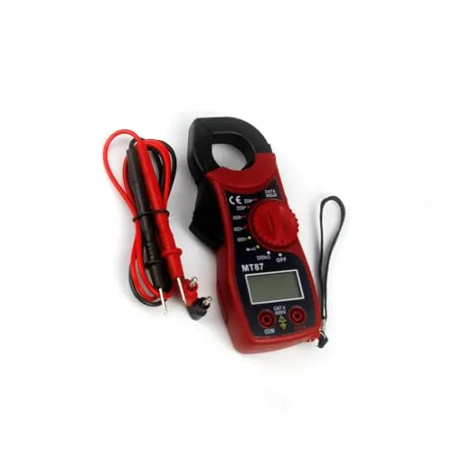 Aofan Digital Multimeter Stromzange MT87 Tragbar AC/DC Stromspannung Tester (Rot)