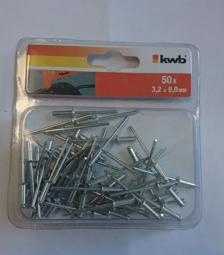 KWB Blindnieten 3,2 x 9,0 mm 50 Stück