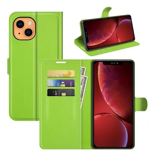 Schutz Handy Hülle für Apple IPhone 13 Case Cover Tasche Etuis Bumper Grün Neu
