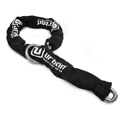Urban Security 14.120L: Anti-Diebstahl-Kette für Motorrad und Roller - Motorradschlösser mit 14 mm starken Stahlgliedern, 120 cm lang und Nylonhülle zum Schutz des Lacks. Maximale Sicherheit und Flexibilität für Ihr Fahrzeug.