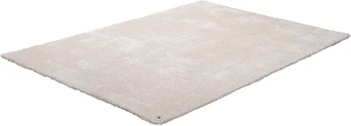 TOM TAILOR HOME Hochflor-Teppich Soft - Weiß, 190x190 cm, Handgetuftet - Teppiche - Super weich und flauschig, perfekt für gemütliche Wohnräume. Mit handgetuftetem Design und 35 mm Höhe sorgt er für ein angenehmes Laufgefühl.