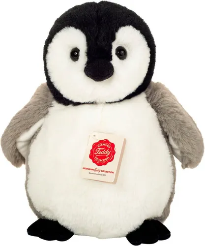 Teddy Hermann Pinguin 25 cm - Kuscheltier aus hochwertigem Material, ideal zum Spielen und Schmusen. Perfekt für Kinder und Sammler.
