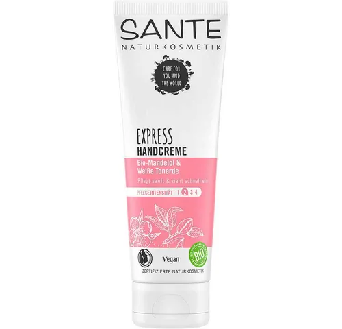 SANTE Handcreme Handcreme Express - Mandelöl & Weiße Tonerde 75ml