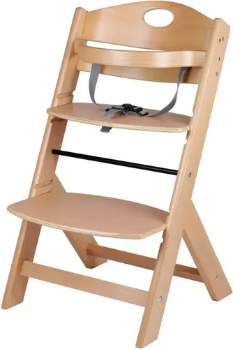 BabyGo Kinderhochstuhl Family – Stabiler Treppenhochstuhl aus Massivholz