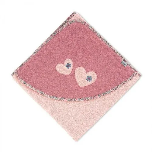 Sterntaler 7122071 Kapuzenbadetuch - Maus Mabel - Kapuzenbadetuch in Rosa, ideal für die sanfte Pflege nach dem Baden, mit süßem Maus-Mabel-Design für strahlende Kinderaugen.