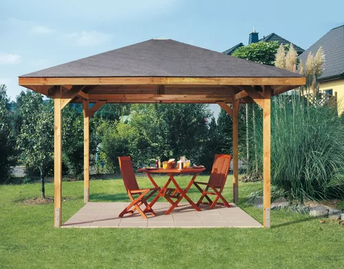 Weka Holz-Pavillon Paradies 304x304 cm von Weka