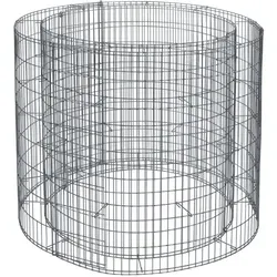 bellissa Gabionen-Hochbeet rund 92cm – Witterungsbeständig & Ergonomisch - Gabionen-Hochbeet für gesundes Pflanzenwachstum, witterungsbeständig und ideal für rückenschonendes Gärtnern. Inklusive Trennfolie für optimale Stabilität.