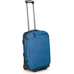 OSPREY Transporter Wheeled Duffel 40 - Robuste Reisetasche mit Rollen - Trolleys: Die OSPREY Transporter Wheeled Duffel 40 ist extrem wasserfest und ideal für Handgepäck. Mit großem Außenfach und robusten Rollen für mühelosen Transport über verschiedene Untergründe.