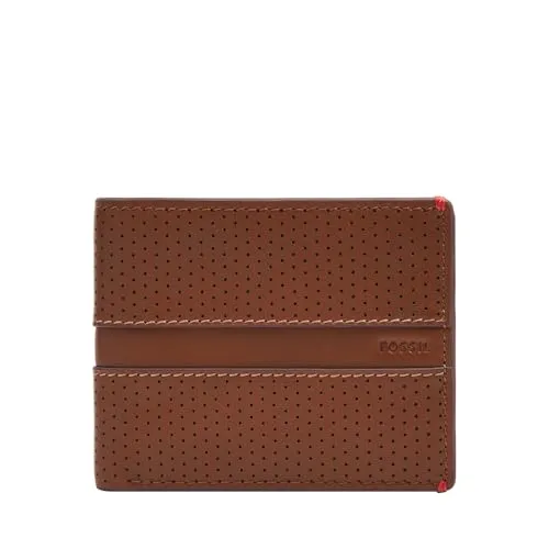 Fossil Men's Sport Tourer Bi-Fold Wallet - Herren-Geldbörsen aus hochwertigem Leder, praktisches Bifold-Design mit Flip ID und zahlreichen Fächern für Karten und Bargeld, ideal für den modernen Mann.